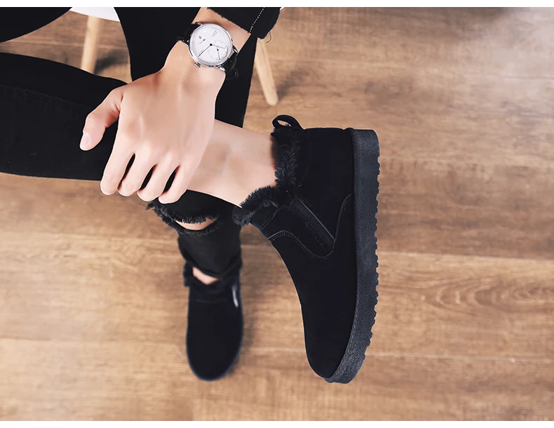 men women winter warm work boots with plush fur casual lightweight ankle boots waterproof anti-skid outdoor sneakers sports shoes couple unisex plus size shoes (24)