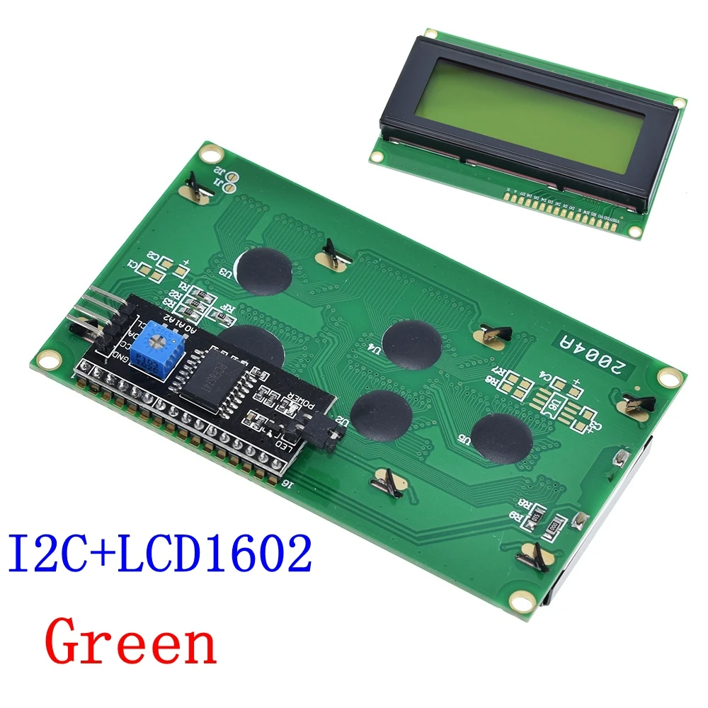 Lcd 2004+ igc 2004 20x4 2004A синий/зеленый экран HD44780 символ lcd/w IIC/igc последовательный интерфейс модуль адаптера для Arduino