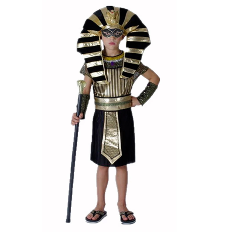 

Halloween Costume for Boy Girl Egyptian Pharaoh Costume Egyptian Princess Costume for Children Kids Cosplay Clothing