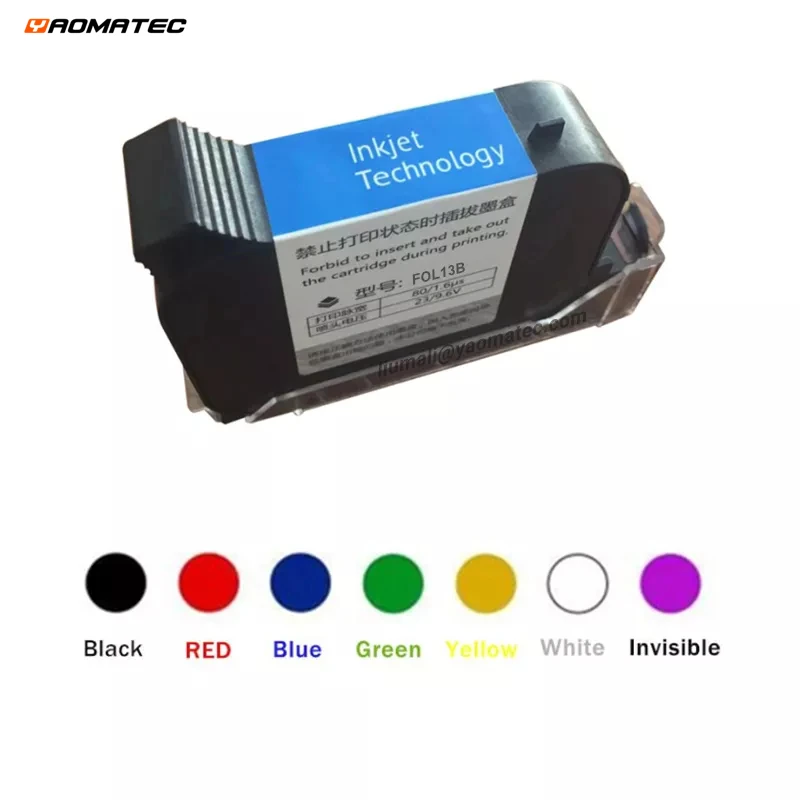 FOL13B Handheld Printer Ink Cartridge Fast Dry Eco Solvent 600DPI Print