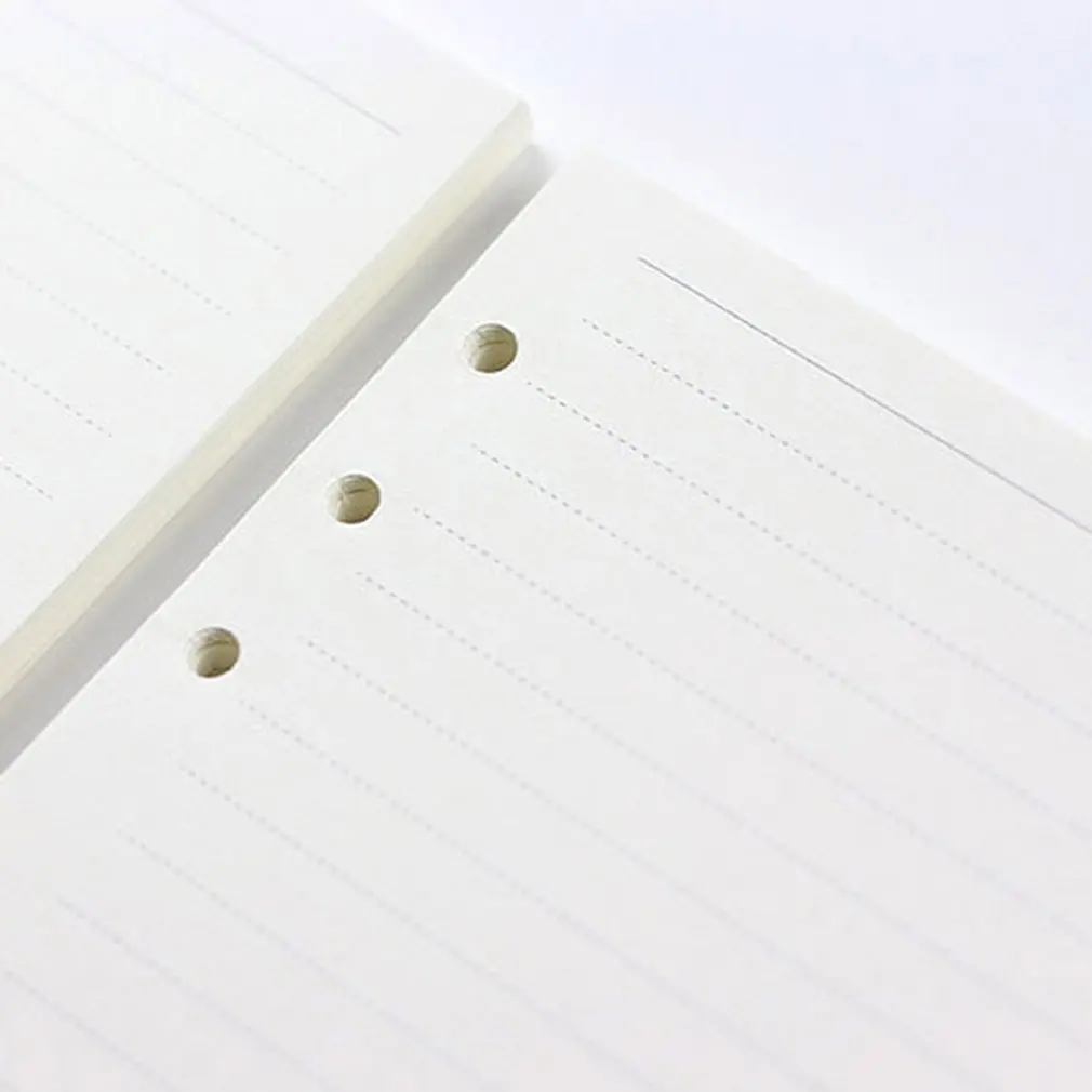 A5 Horizontal line A5, A6, A7 блокнот с отрывным листом, заправка, спираль, переплет, планировщик, внутренняя страница, внутри бумаги, молочный, еженедельный, Ежемесячный план, чтобы сделать линию, точечную сетку - Цвет: A5 Horizontal line