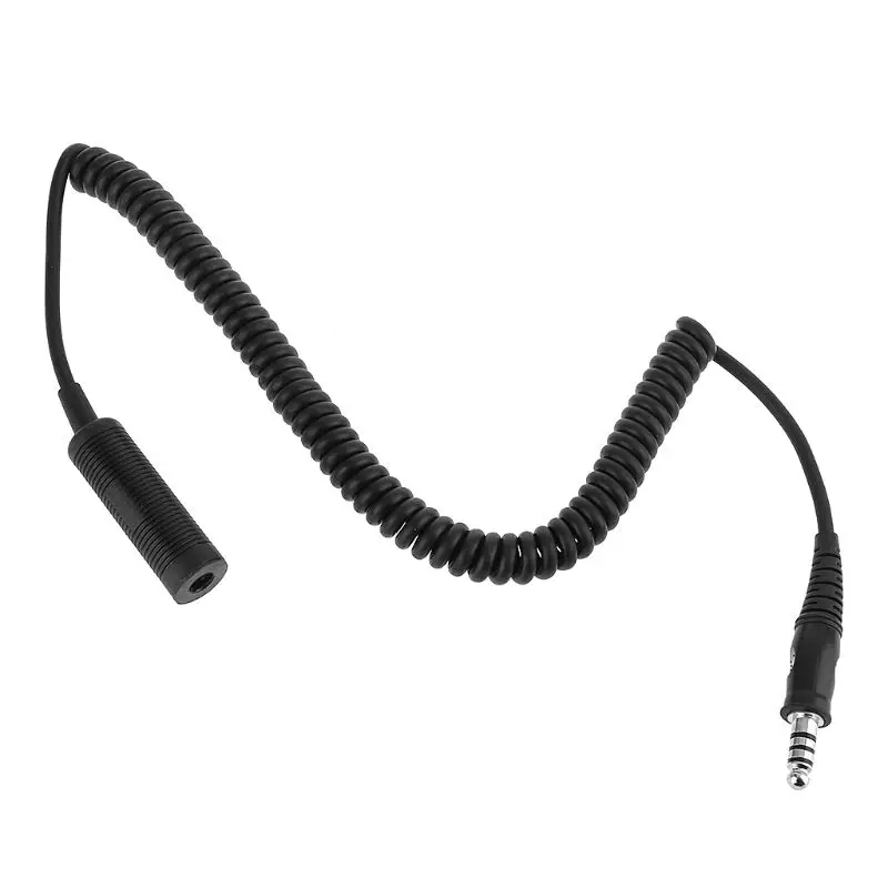 U 92A U to U 174 U Helicopter Military Headphone Extension Line Cable Cord