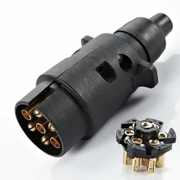 

Truck accessories Euro 12V 7-pin plastic trailer caravanas plug trailer accessories trailer socket trailer caravan accessories