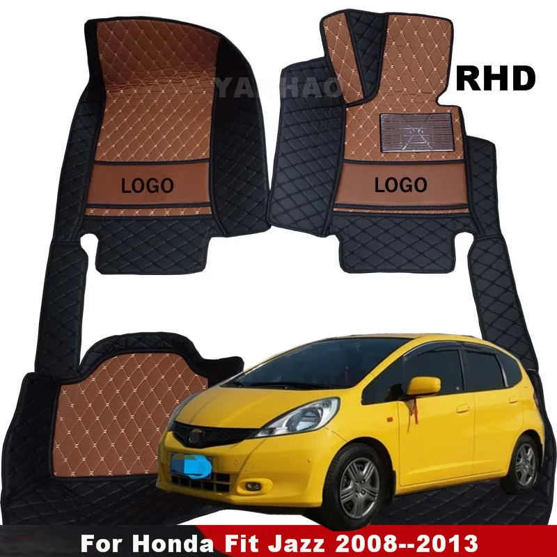 RHDCarFloorMatsForHondaFitJazz200820092010201120122013