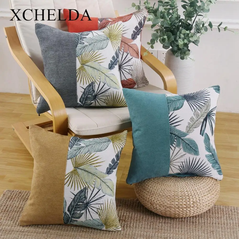 

2019 Funda Cojin Cushion Covers Color Matching Embroidery Pattern Throw Pillows Case Sofa Decorative Pillow Home Decoration