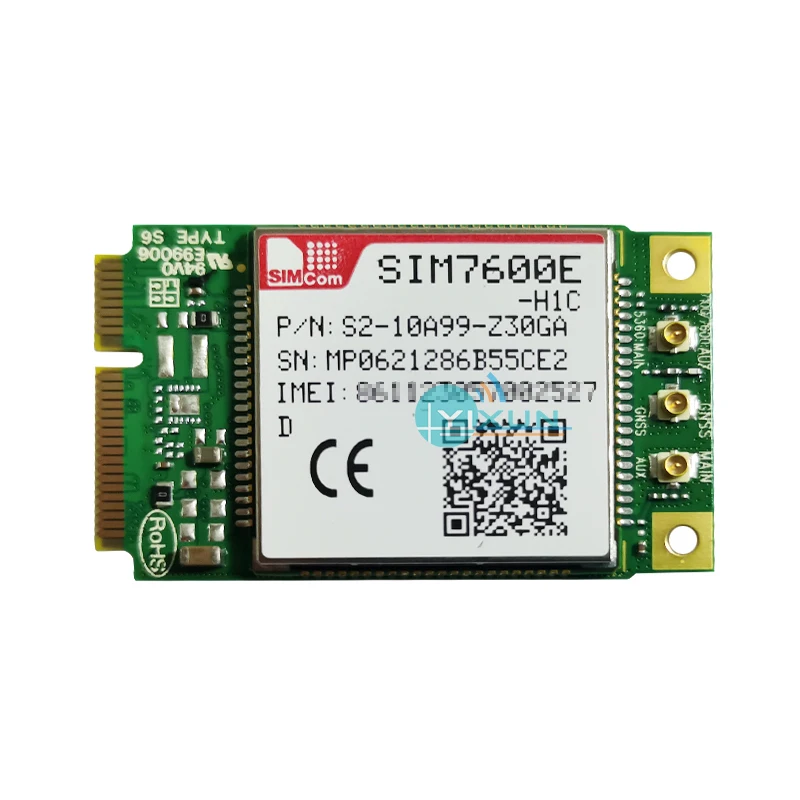 SIMCOM SIM7600E-H1CD MINI PCIE LTE Cat4 module LTE-FDD B1/B3/B5/B7/B8/B20 LTE-TDD B38/B40/B41 Европа Ближний Восток Африка