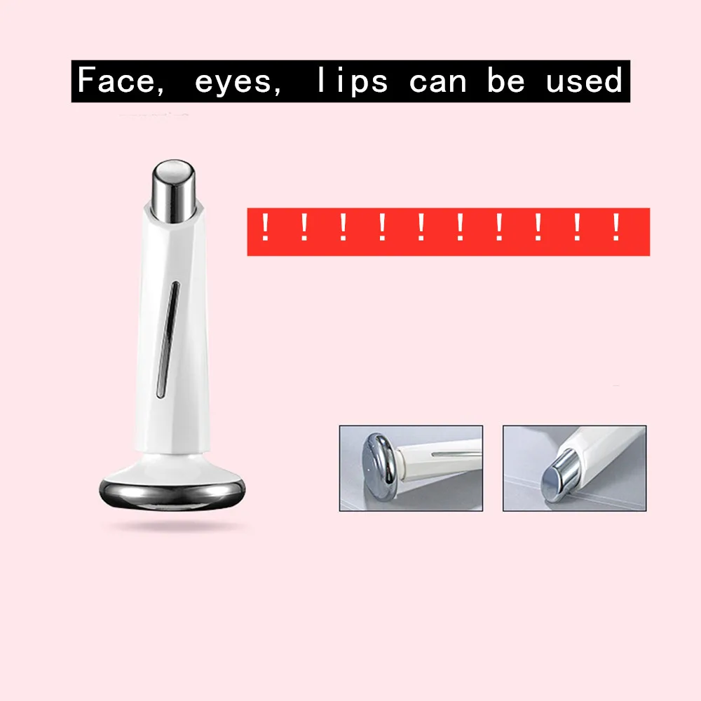 Portable 1Pc Electric Eye Skin Massage Device Facial Vibration Dark Circle Magic Stick Anti Bag Pouch 3