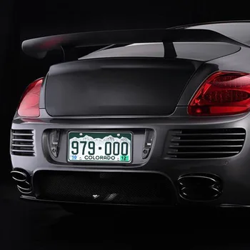 

AOZBZ Silicone for North America License Plate Frame Scratch-Resistant Rust-Proof Car License Cover Cadre Silicone Holder 2019