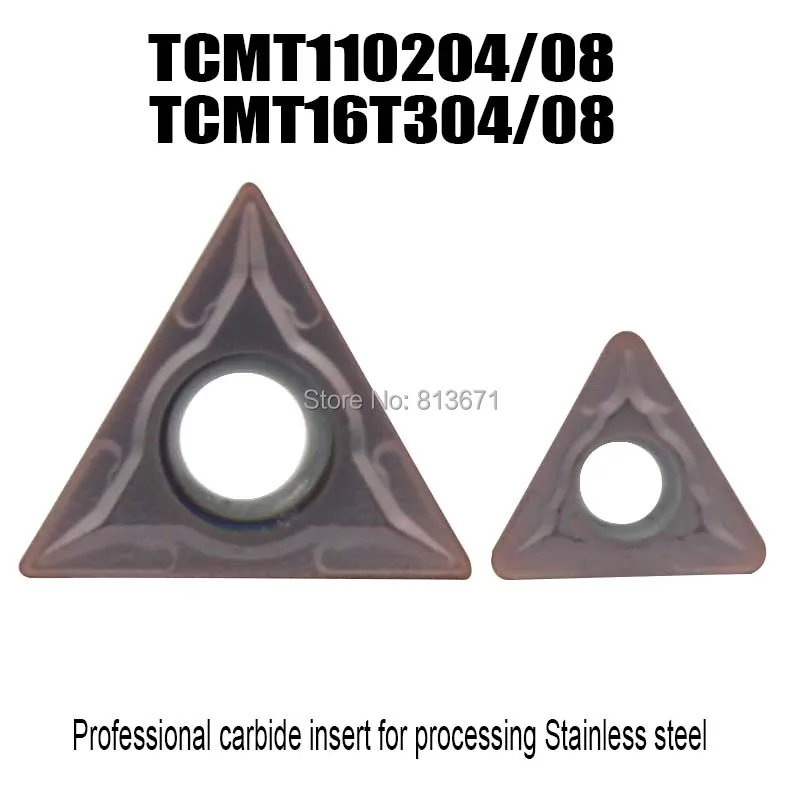 

10pcs TCMT110204 08 AK TCMT16T304 08 AK carbide inserts CNC turning scraps blade for Aluminum Copper Wood working turning tools