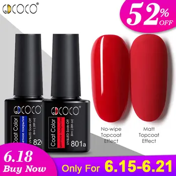 

#86102 GDCOCO 2020 New Arrival Primer Gel Varnish Soak Off UV LED Gel Nail Polish Base Coat No Wipe Top Color Gel Polish