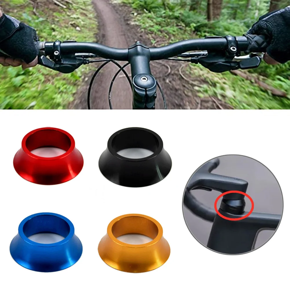 DDU Espaciador de Bicicleta 3 Uds Arandela Sellado para Caja Pedales para Ciclismo Aleación Aluminio 2 Colores