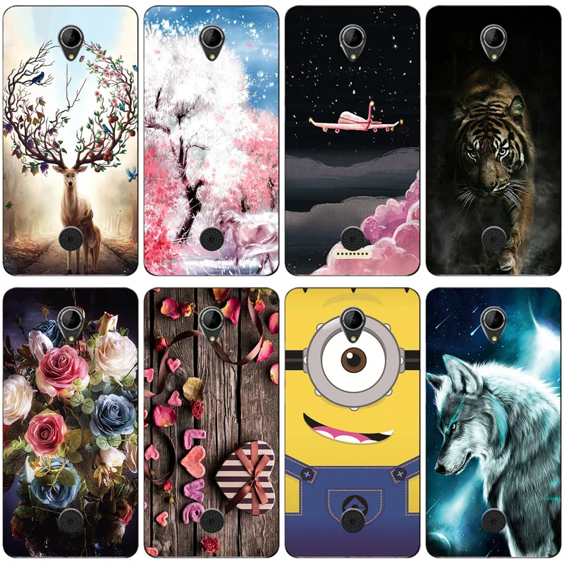 

Soft Paiting Case for Acer Liquid Zest 4G Z528 Fashion Cat Owl Cases Cover For Acer Liquid Zest 4G Z528 / Acer Liquid Zest Z525