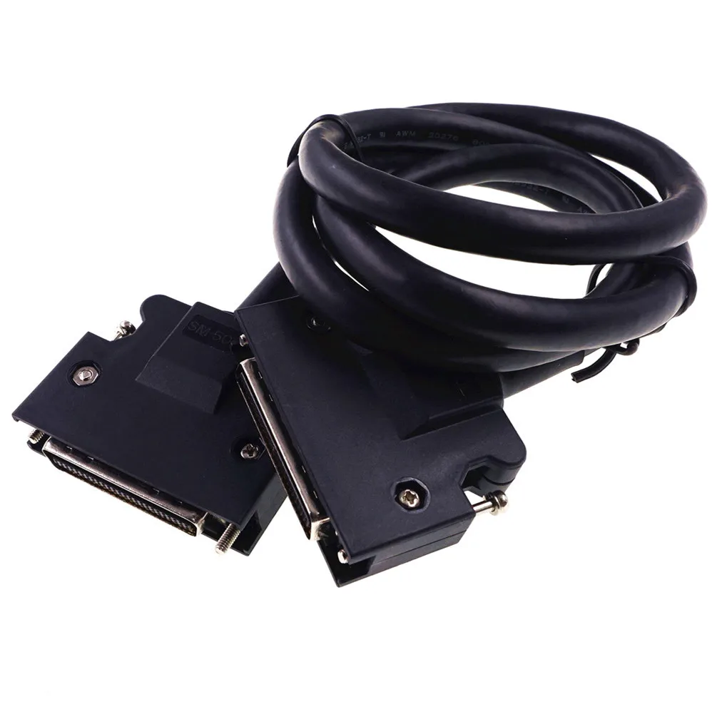 1個のscsiケーブル50ピンサーボデータコネクタ延長mdr mから