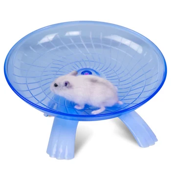 

Pet Hamster Flying Saucer Exercise Wheel Hamster Mouse Running Disc Toy Cage Accessories-30