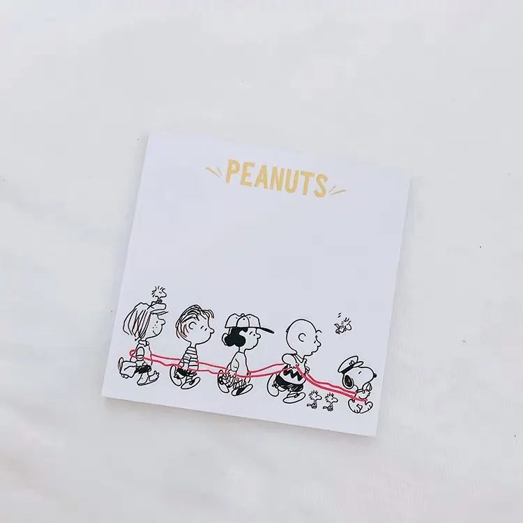 2 50 листов Peanuts Rogue Dog мультфильм Kawaii блокнот для заметок Sticky Note N Times стикер бумага для заметок книга для сообщений канцелярские принадлежности тетрадь офис - Цвет: 2