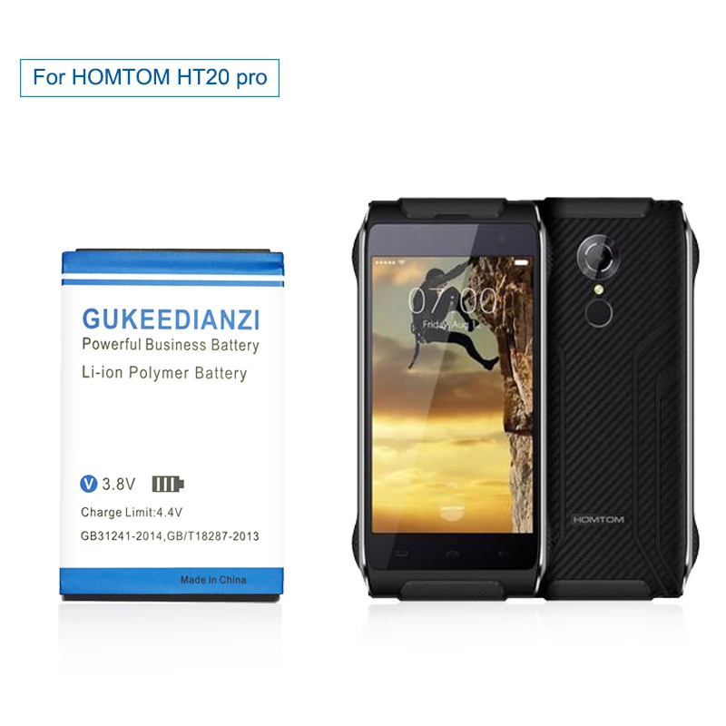 

GUKEEDIANZI HT20 3500mAh Battery For HOMTOM HT20 Mobile Phone Replacement Lithium Polymer Battery