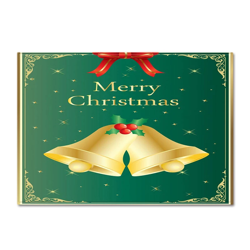No 30 Joyous Bright Decorative Rectangle Washable Non-slip Odorless Large Floor Mat Christmas Home Hotel Decorations 3D Thin Carpet - Цвет: No 30