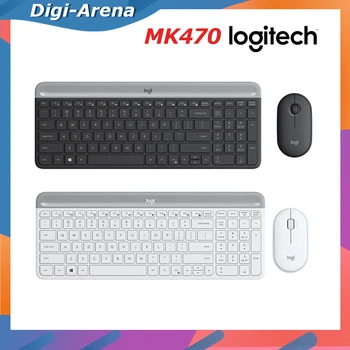 

Logitech Original MK470 Slim 2.4G Ultra-thin Silent Set 1000DPI Optical Mouse Set for PC Windows 10/8/7 19Sep24