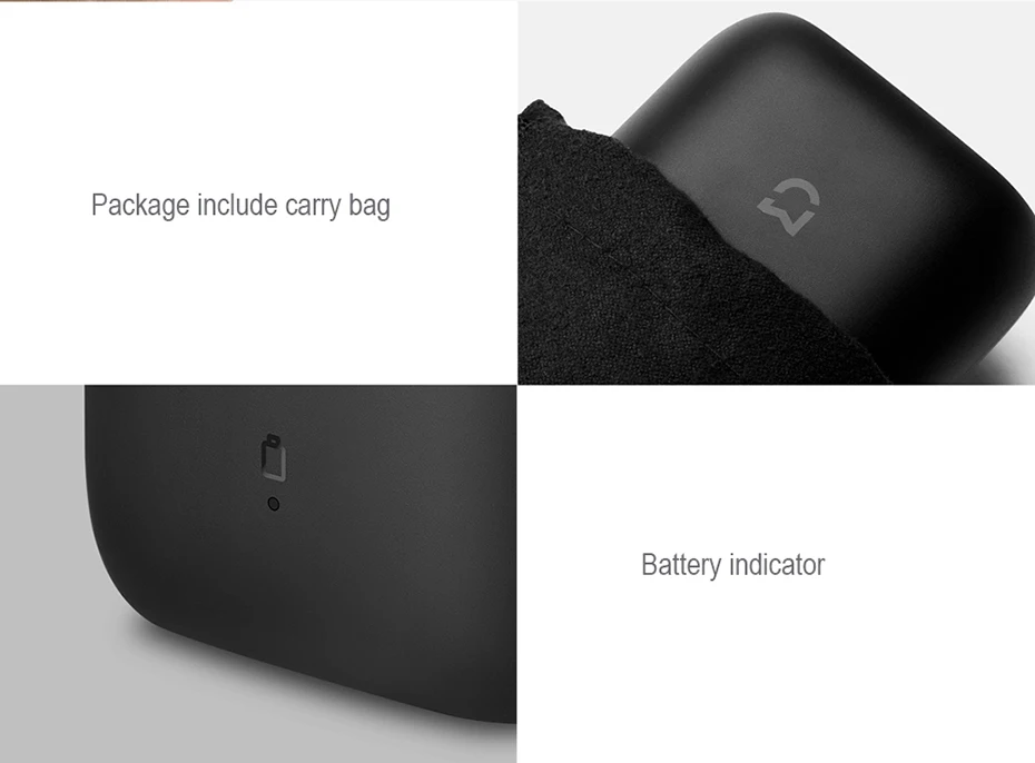 Xiaomi Mijia Electric Shaver 2 Floating Head Mi Portable Waterproof Razor Shavers USB Rechargeable With Storage Bag LED Indicate