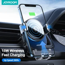 Car Phone Holder 15W Fast Wireless Charger For iPhone 12 11 Pro Max Xiaomi Huawei Samsung S10  Fast Charging Mobile Phone Holder