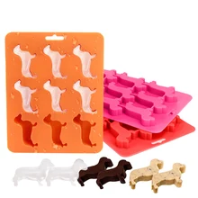 Форма для собаки, форма для льда, форма для мороженого, вечерние, для виски, вина, коктейля, для холодных напитков, бар, без бисфенола, силиконовые аксессуары, кухонный инструмент