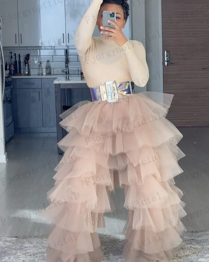 Blush Pink Tulle Pant Women pants Women 