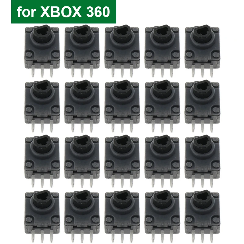 20pcs Black Plastic Lt + Rt Button Trigger Potentiometer Switches