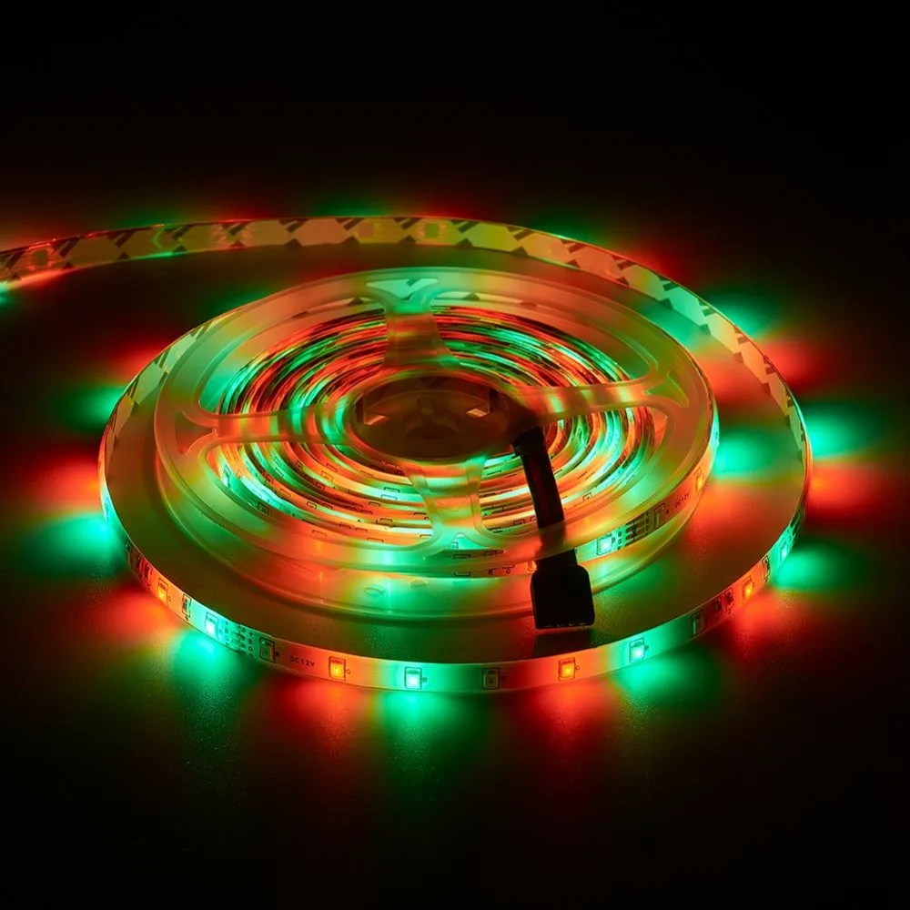RGB гибкий светодиодный фонарь для автомобиля DC 12V Стайлинг Автомобильный интерьер атмосферные огни 1 комплект