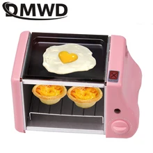Многофункциональная электрическая мини-выпечка, жареная печь, гриль, яичница, омлет, сковорода, машина для завтрака, хлебопечка, тостер