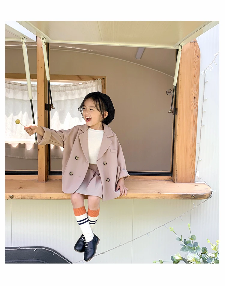 Spring Clothes 2020 New Korean Children's Clothes Princess Style Tailored Suit Business Suit