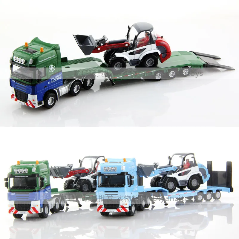 

Cadeve Alloy Car Model 1: 50 Engineering Vehicle Series Tablet Tow Strap Bulldozer Forklift 620038