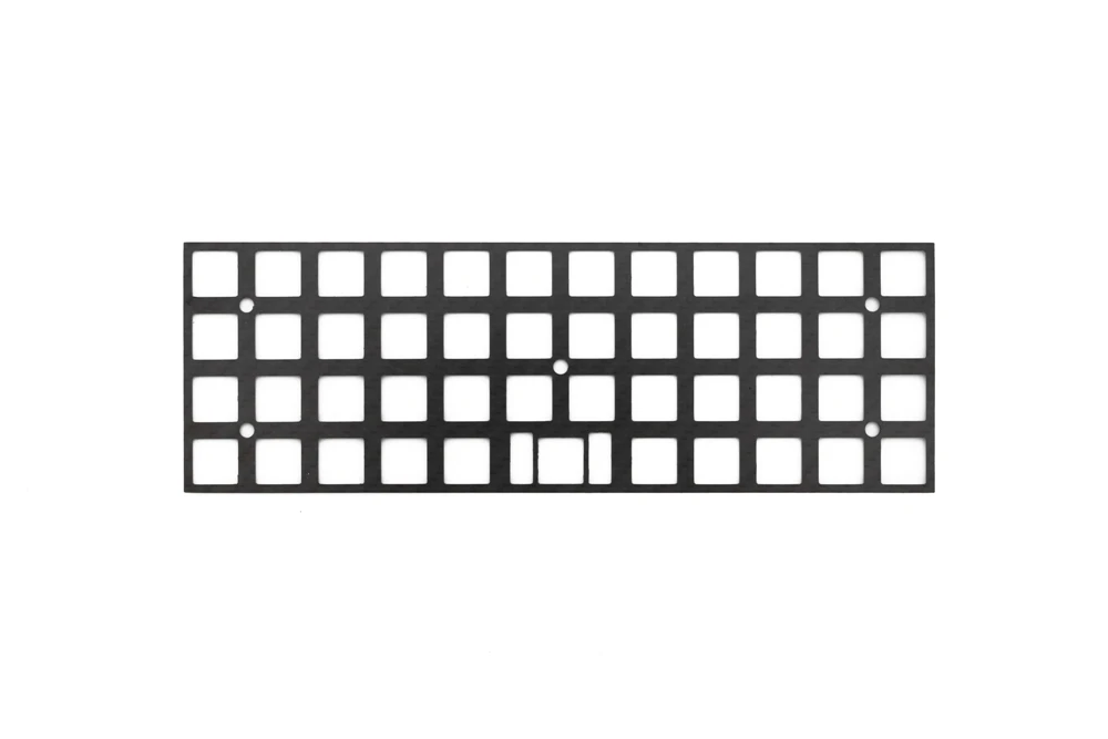 Placa de Fibra de Carbono Personalizada para Teclado Mecânico Placa para Jj40 Bm40 40 Edição mx - Imagem 3