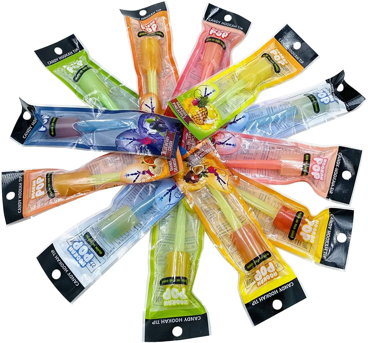Hookah Tips Glow in The Dark Lollipop Hookah Accessories 12pcs hookah accessories