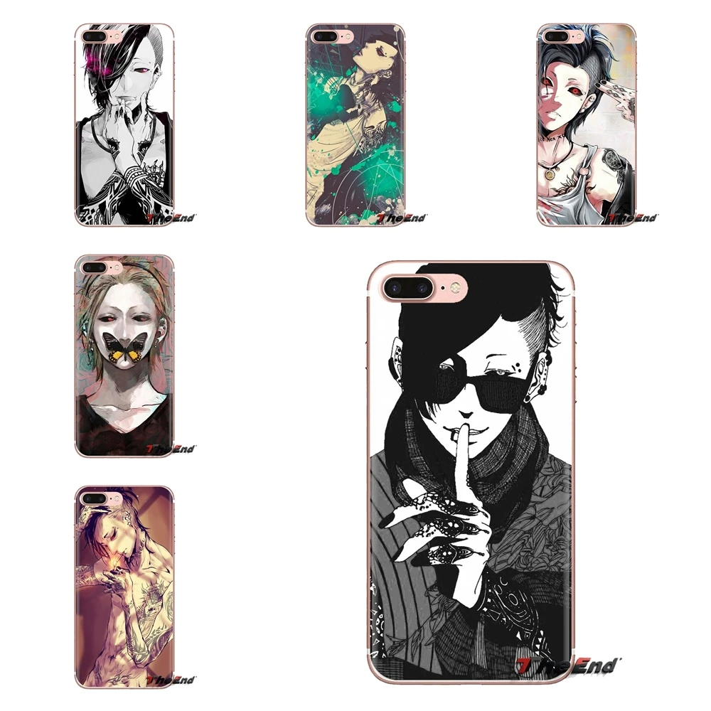 Tokyo Ghoul Uta прозрачный мягкий чехол для LG Spirit Motorola Moto X4 E4 E5 G5 G5S G6 Z Z2 Z3 G2 G3 C Play Plus мини |