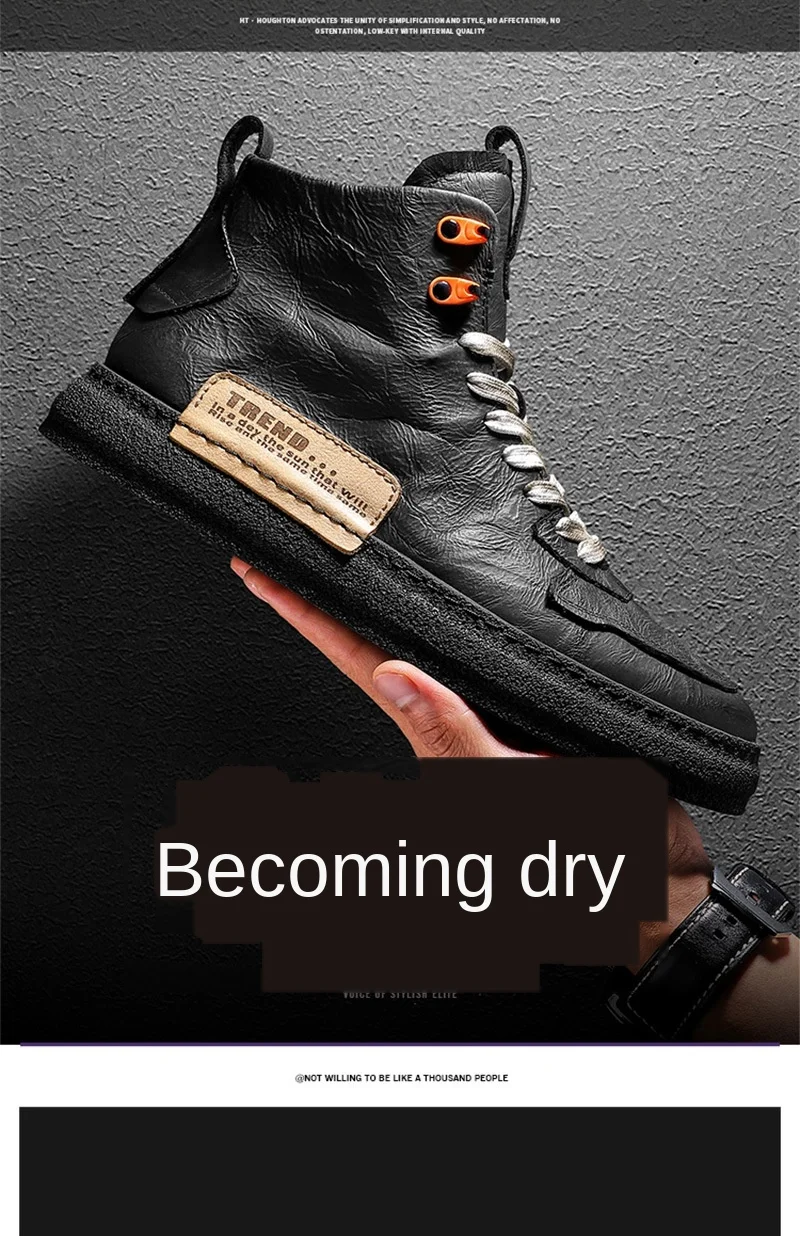 نیم بوت چرم طبیعی joker martin 14 undefined