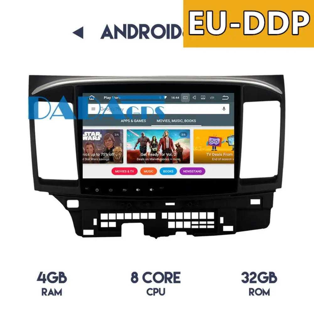 Автомобильный радиоприемник головное устройство с GPS-навигацией на платформе