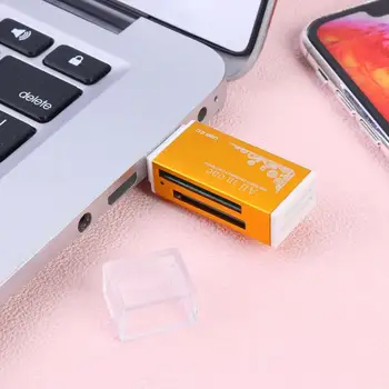 

4-in-1 USB 2.0 USB Card Reader Multi-port Card Reader for TF/MMC/MS/M2 Card Compatibility Strong and all Standard Interface