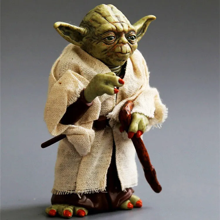 Star Wars Yoda Darth Vader Action Figure Doll Toys The Force Awakens Jedi Master Yoda baby Anime Figures Lightsaber