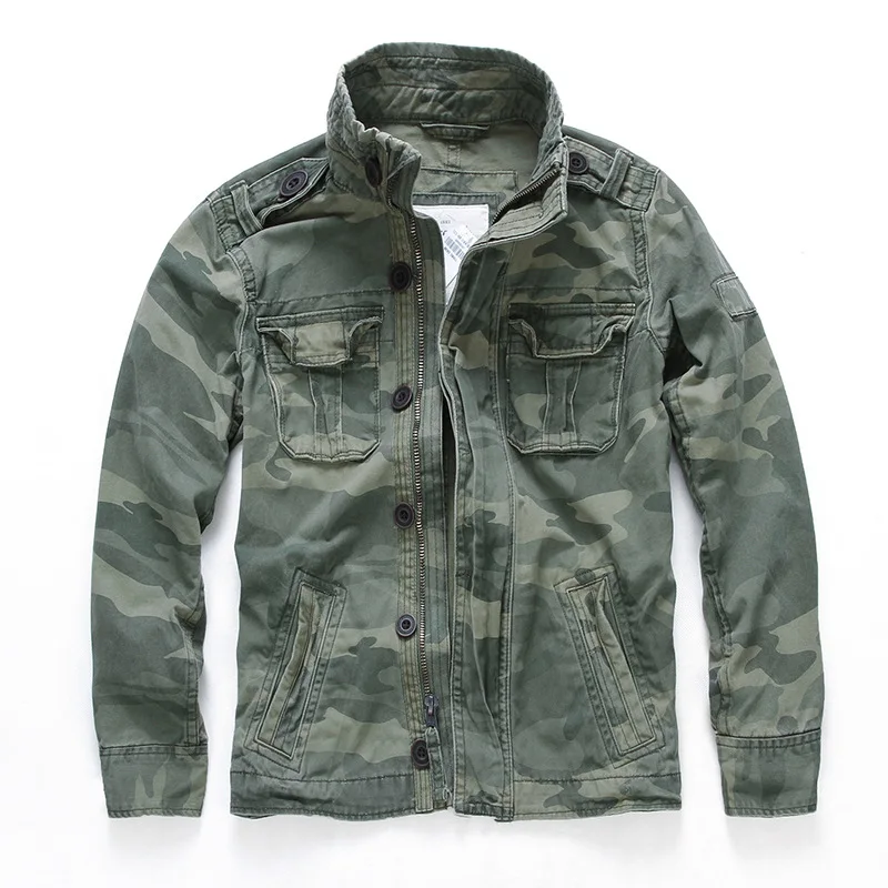 Men Spring Bomber Jacket Camouflage Autumn Combat Jackets Military Pocket Outwear Army Coats Casual Male Cotton Size SA196 Men Spring Bomber Jacket Camouflage Autumn Combat Jackets Military Pocket Outwear Army Coats Casual Male Cotton Size SA196
