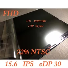 Матрица ЖК-экрана для ноутбука 15,6 дюйма IPS 72% NTSC LP156WF6 SPB1 SPA1 LP156WF4 SPJ1 Монтаж 1 B156HAN01.2 eDP 30 PIN 1920 1080
