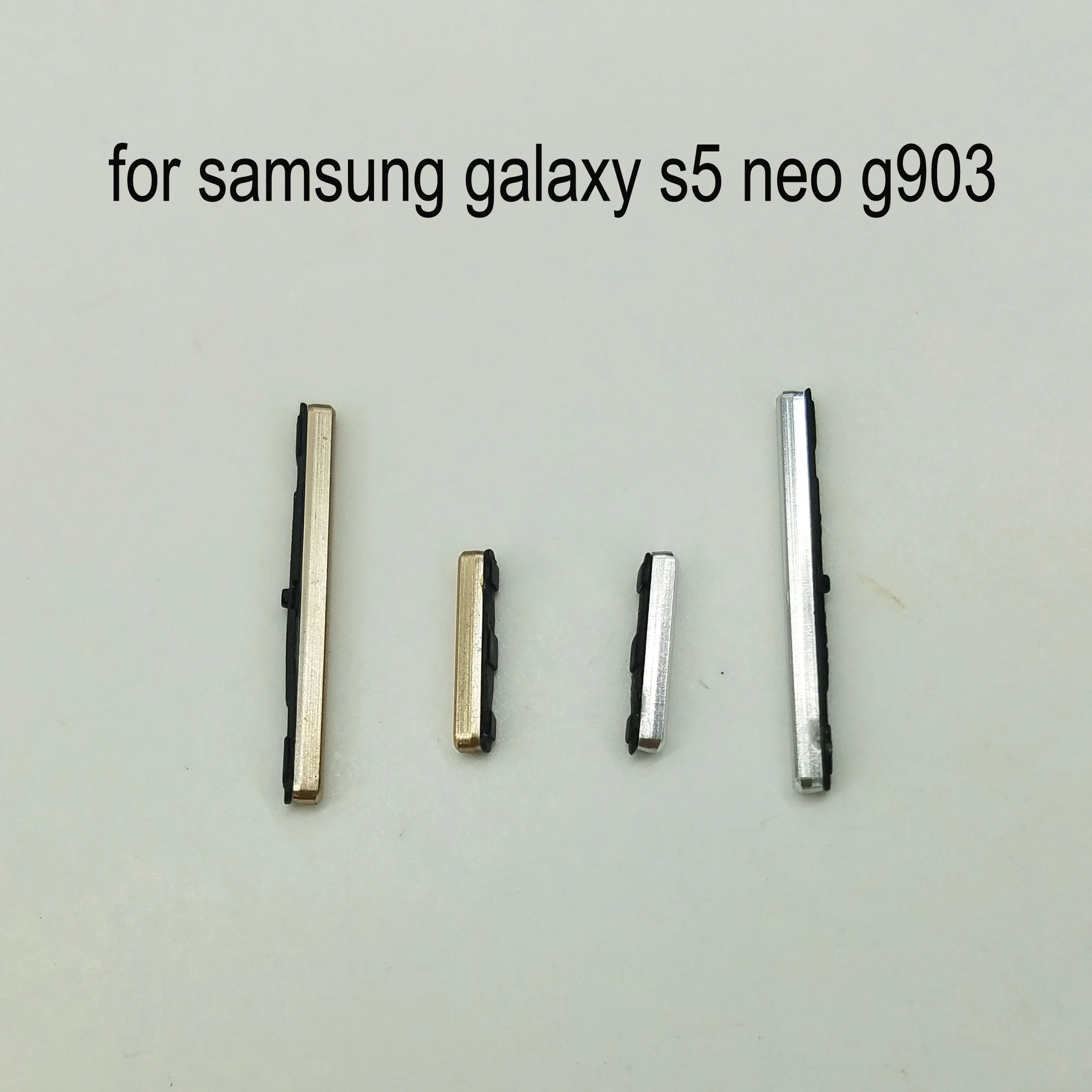 

For Samsung Galaxy S5 Neo G903 G903F G903W Phone Housing Frame Volume Power Button On Off Side Key Gold Silver