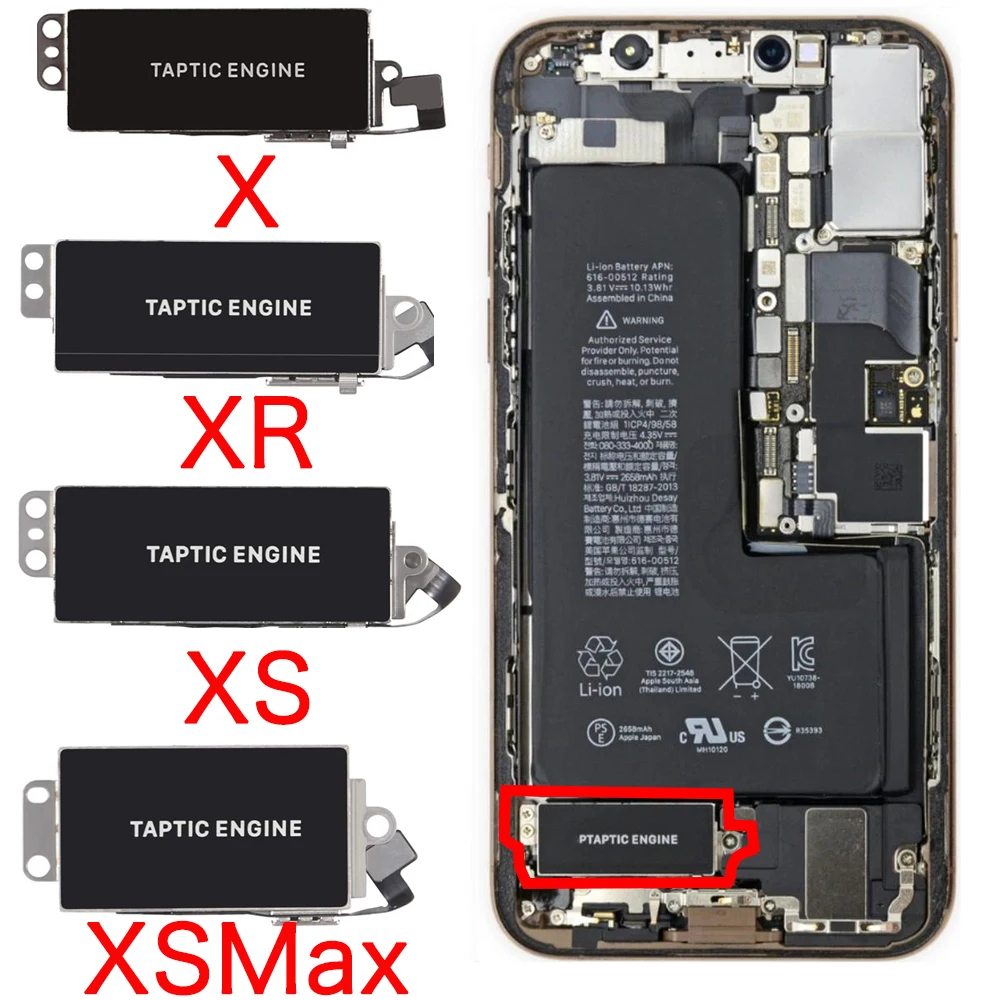 Гибкий кабель звонка двигателя Taptic для iPhone X XR XS XSMax