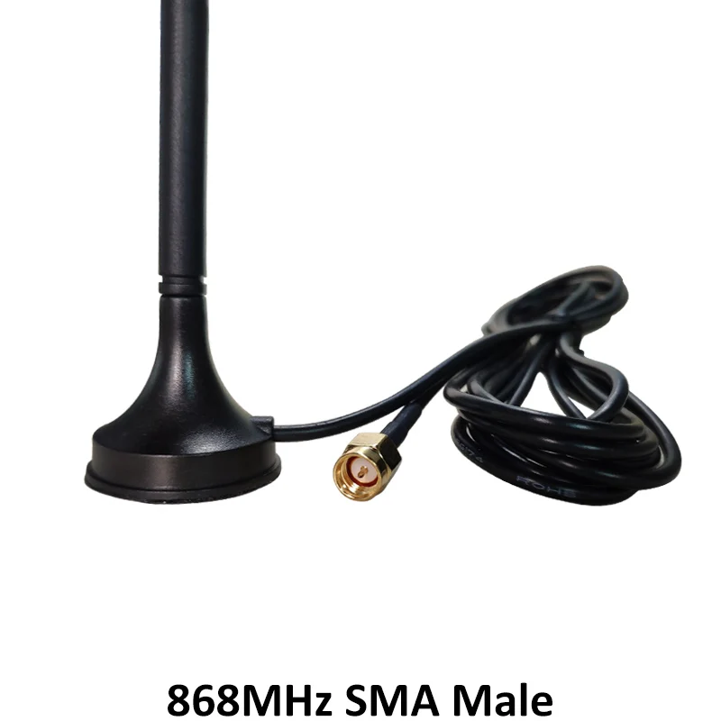 868mhz antenna IOT Lora Lorawan 900M~1800MHz 3dbi sucker Eoth GSM with base magnetic 3m cable antena 868 mhz antenne 915 mhz gsm