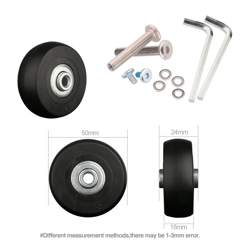 Luggage universal wheel accessories wheel password suitcase pulley wheel aircraft wheel universal accessories 20 inch 28 inch