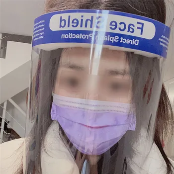 

10PCS Transparent Anti Droplet Oil Dust-proof Full Face Protection Mask Visor Shield Full face protection from droplet dust oil