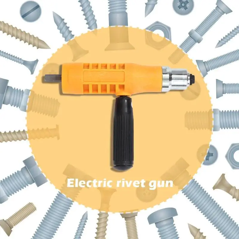 Электрическая Заклепка гайка пистолет Клепальный Инструмент Беспроводная вставка клепальный адаптер Комплект