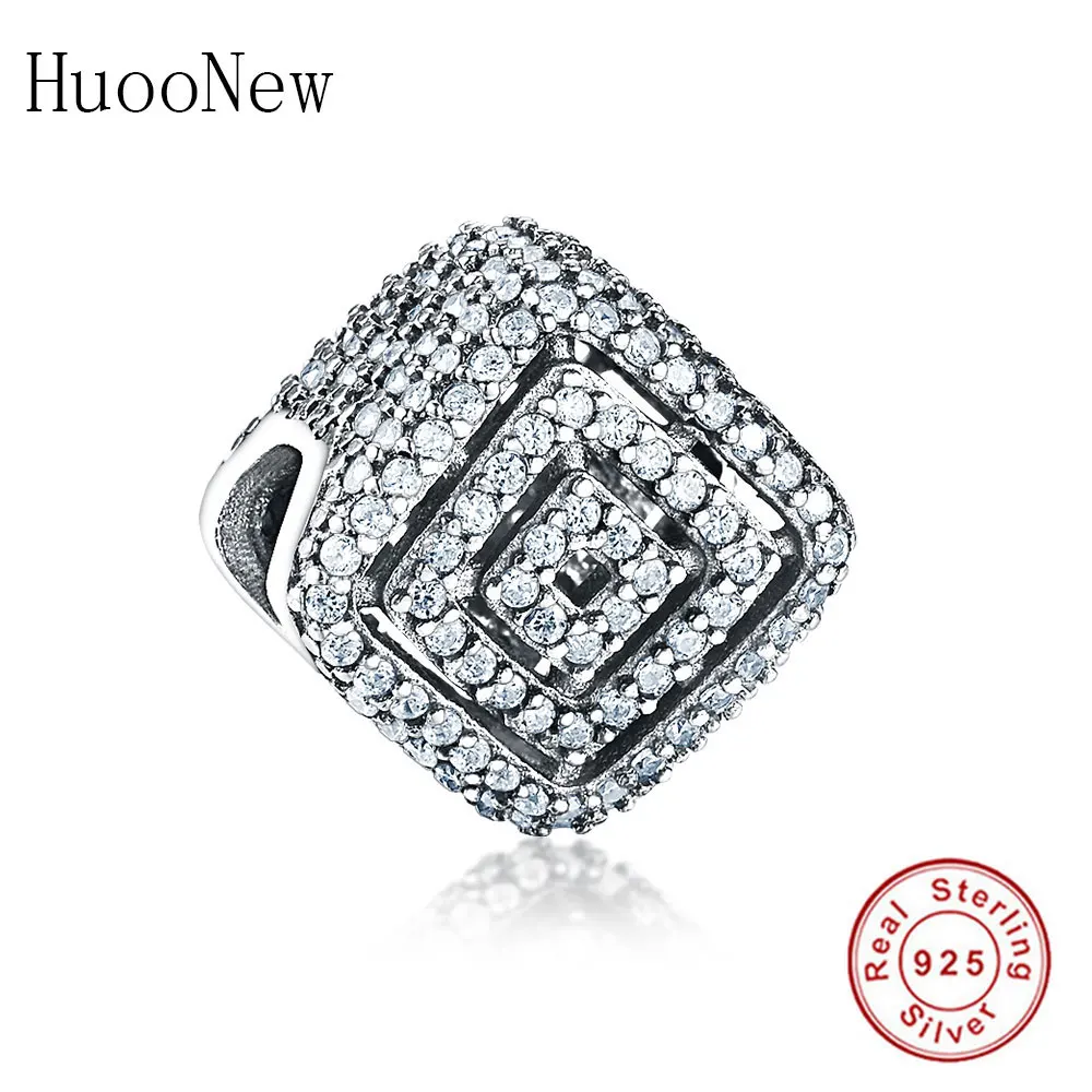 Pave Clear CZ Crubic хрустальные циркониевые бусины браслеты подходят к оригинальному