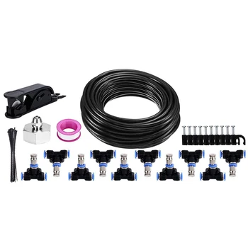 

Outdoor Garden Yard Irrigation Spray Kits 10m Irrigation System Watering Hose Saving Watering Irrigation Tool Kits