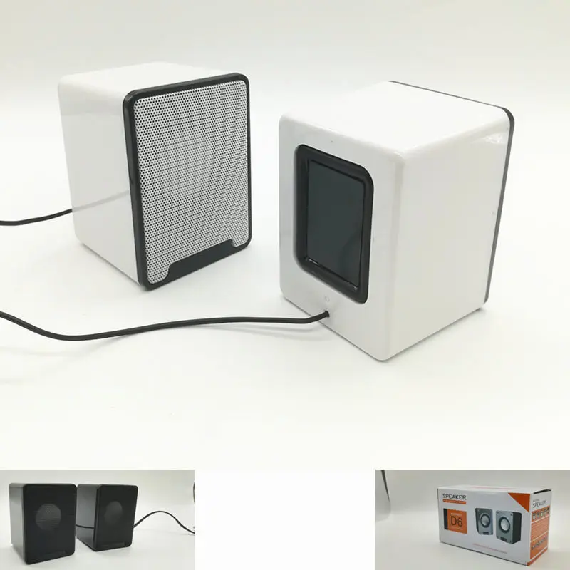 D9 задняя диафрагма мини-динамик USB2.0 3,5 мм динамик для ноутбука компьютера телефона ПК мини-динамик