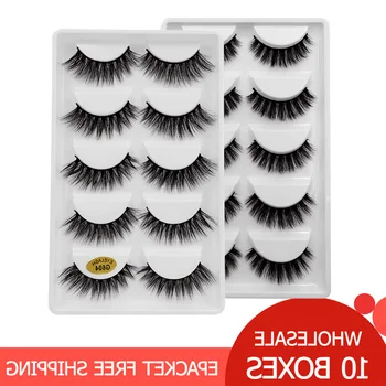 

50 pairs mink eyelashes wholesale false eyelashes lashes natural long 3d mink lashes makeup fake eyelashes maquiagem faux cils
